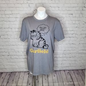 Garfield Gray T-Shirt Size M "Big fat hairy deal"